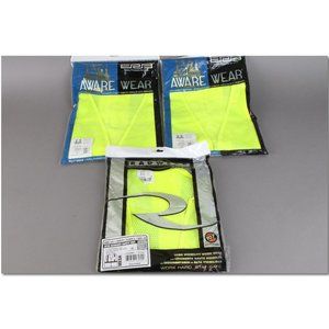 Lot of 3 safety vests size 2XL Aware Wear S363P Radwear SV2ZGM2X BRAND NEW!!!
